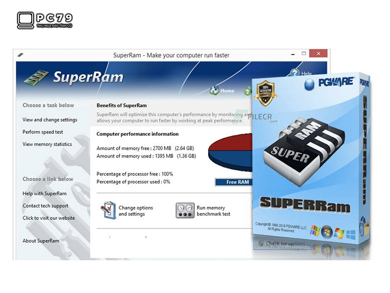 Phần mềm PGWARE SuperRam